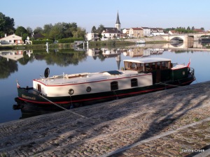 Ready for an early start down the Saone